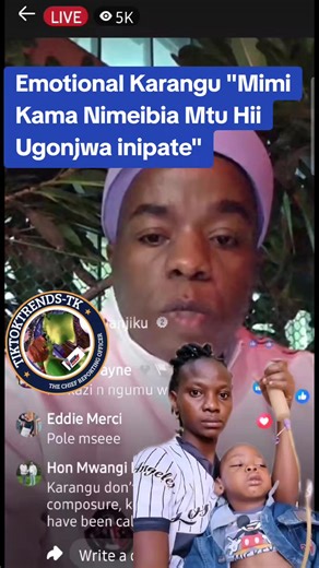 Karangu Muraya live on Facebook #karangumuraya mama gift baby #tiktokkenya #tiktokdrama #mamagift #trendingnow mc chris live