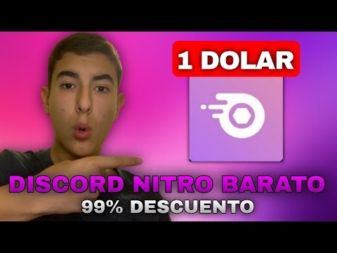 CONSEGUIR DISCORD NITRO BARATO (1 DÓLAR POR MES)