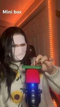 ASMR - weird sounds with mini box