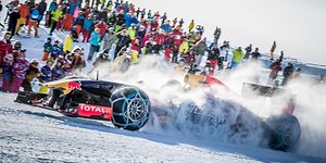 See how Red Bull Racing put an F1 car on snow