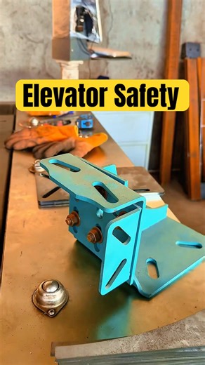 🚀 This Small Part Keeps Elevators Safe. #Elevator#ElevatorSafety#Manufacturing#Shorts