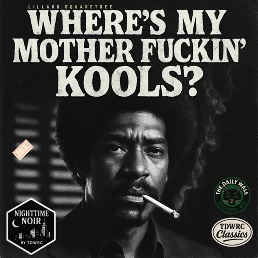 The Da.i.ly Walk Record Co. on Instagram: "It’s 1978 in Newark, New Jersey. One missing pack of Kools. One soul brother forced to confront cigarette addiction, a questionable marketing strategy, and the audacity of people touching his pack of squares. It starts funny. Gets uncomfortable. But ends honest. This is Nighttime Noir by TDWRC. 🚬🎶 Full song available on YouTube channel and all music streaming platforms. #tdwrc #soul #funk #vintagevinyl #foryourpage"