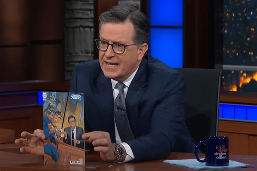 Stephen Colbert Lands DC Comic Book Cover - LateNighter