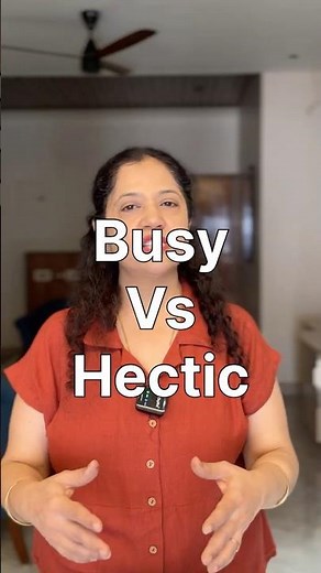 Busy vs Hectic | Stop Using These Words Wrong! #Shorts