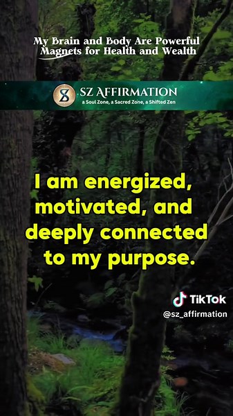 Your body is your power. Your mind is your magnet. This affirmation fuels your health, energy, and ability to attract wealth effortlessly. Listen daily and watch your energy—and income—rise. #HealthAndWealth #MagneticMindset #EnergyUpgrade #WealthVibration