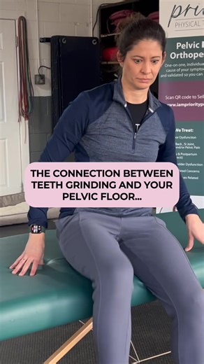 Jaw Tension & Pelvic Floor Tension The Connection You Might Be Missing If you’re someone who clenches your jaw, grinds your teeth, or holds tension in your face… there’s a strong chance your pelvic floor is holding on too. Your body rarely stores tension in just one place. It moves in patterns. Chronic pelvic floor tension can show up as: 💥 Burning sensations that feel like a UTI 💥 Pain with penetration 💥 Tailbone pain 💥 Frequent or urgent trips to the bathroom 💥 Constipation not linked to 