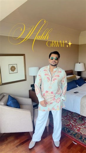 POV: You need the perfect Haldi outfit 💛 #GRWM #OOTD #HaldiOutfit #MensFashion #pune #shortsviral