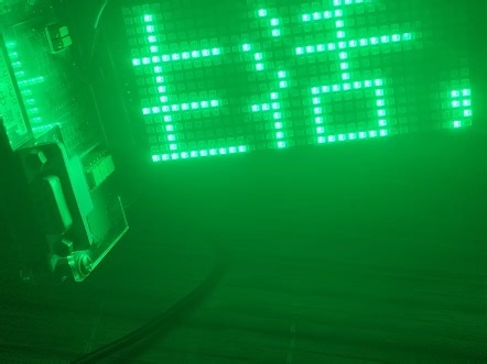 用STM32 PWM DMA玩转WS2812 全真彩灯珠，可显示流动字体以及图片。