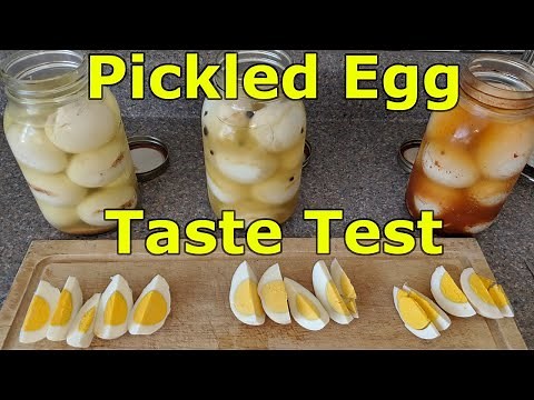 Pickled Egg Taste Test - 3 Recipes!