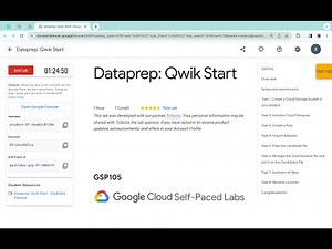 Dataprep: Qwik Start || #qwiklabs || #GSP105 || [With Explanation🗣️]