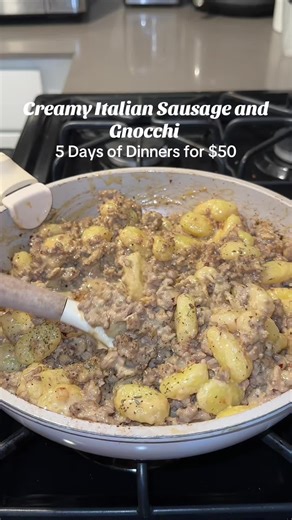 Creamy Italian Sausage and Gnocchi Recipe for Budget-Friendly Dinner