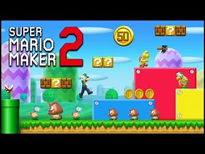 New Super Mario Bros. 2 Overworld Mod in Super Mario Maker 2! (1-1)