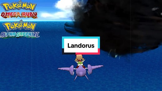 Landorus can be encountered in Pokémon Omega Ruby & Alpha Sapphire after having Tornadus and Thundurus in your team. Download our app MythCheck — link in bio.