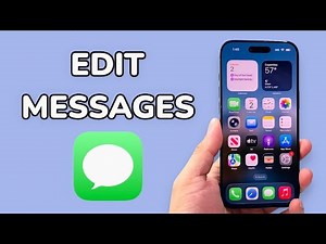 How To Edit Messages On iPhone (iOS 26)
