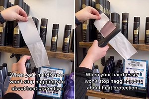 I'm a hairdresser and here's why you should ALWAYS wear heat protection