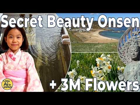 Secret Beauty Onsen + 3 Million Flowers by the Sea♨︎💐🌊 in Shizuoka, JAPAN🇯🇵