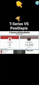 T-Series VS PewDiepie 🏆 my new video subscribe my 😑YouTube channel#viral#tseries#pewdiepie #foryou