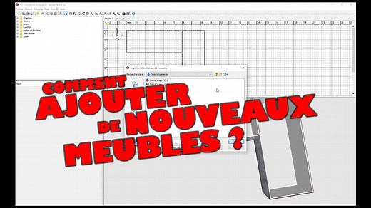 Tuto Sweet Home 3D n°5 - Importer des bibliothèques de meubles