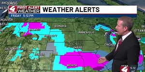 Snow chance moves into parts of Siouxland for the weekend as cold air takes control