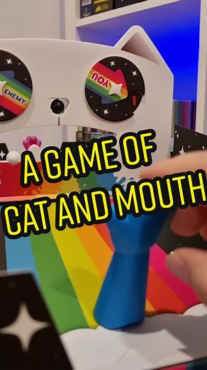 A Game Of Cat & Mouth is a Board Game that your Kids will Love! ❤️ It's a two player board game for ages 7 and over. and Set up is so simple! #boardgame #kidsgames #boardgametiktok #catandmouth #agameofcatandmouth