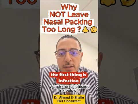 Complications of Long-Time Nasal Pack Insertion 👃| ProHealthConsults #shorts