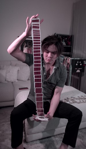 My ANACONDA at 1000 fps #cardistry #magic #cards