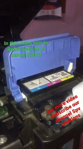 Canon G3010 (cyan ink Refill )