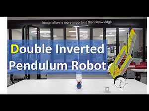 Double Inverted Pendulum Self balancing Robot(LQR control)