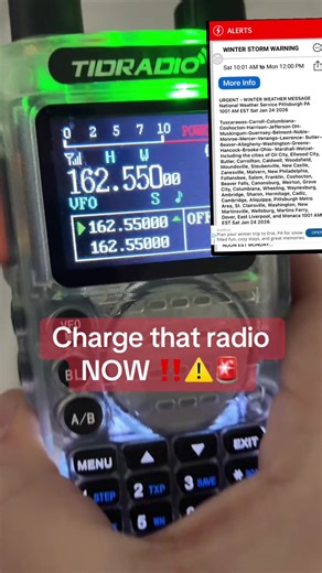 Winter storms don’t send warnings—radio does. ❄️📻 You don’t need a license to listen for weather alerts, emergency traffic, or local updates… but you do need one to transmit. Knowing the difference matters when the power’s out and the forecast turns serious. This is one of my must-have tools for winter preparedness. Stay informed, stay ready. Price and shipping subject to change. #RadioWithFunnyJane #RadioComeback #OffGridComm #EmergencyPrep #AnalogAwakening