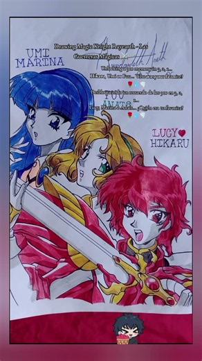 ¿Quién era tu favorita? 🌹💧🌪️ ¡Lucy es mía! - Magic Knight Rayearth ⚔️ Who was your favorite? 🌹💧🌪️