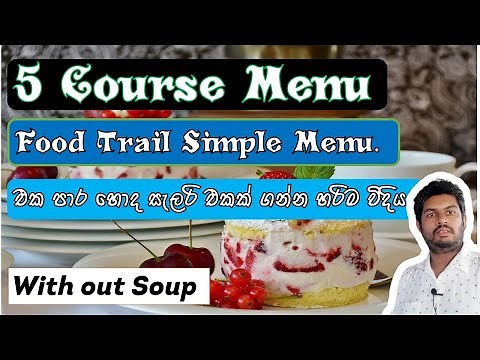 5 Five-Course Meal Ideas for Restaurants and Food Trial Menu