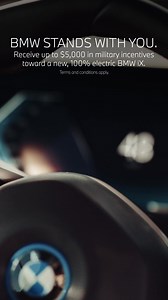 32 reactions | Up to $5,000 military incentive for Active Duty, Retirees, Veterans, and Military Family Members on a new, 100% electric BMW iX. | BMW USA | Facebook