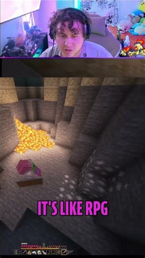 Minecraft RPG Skills: Blocking, Dodging & Rolling in Lava! #shorts