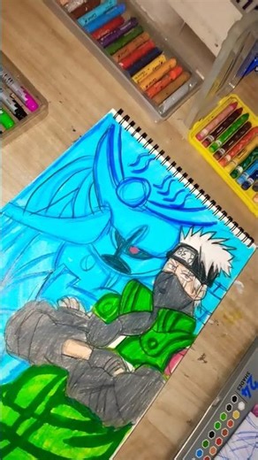 Kakashi hatake drawing #creativechitransh#kakashi#hatake#drawing#yt#short#viralshort