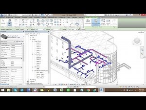 Creating HVAC system - Revit -Arabic