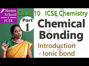 Chemical Bonding Class 10 ICSE Part-1
