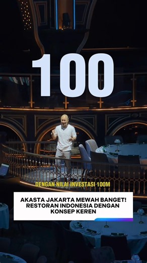 Jakarta menghadirkan Restoran Indonesia dengan konsep dining with the show. #akastajakarta