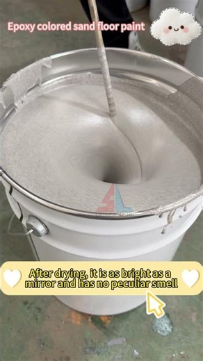 High gloss epoxy color sand floor paint