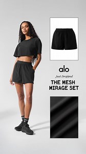 New breezy mesh sets that go from beachside lounging to sunset strolling with ease. | Alo Yoga