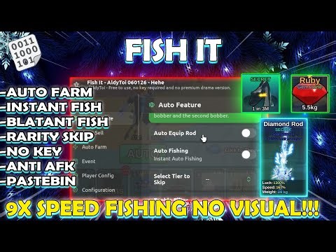 🔥 FISH IT SCRIPT PASTEBIN 2026😱 | AUTO FARM, INSTANT FISH, RARITY SKIP | NO KEY 🔑 & ANTI AFK