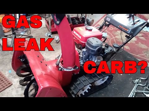 FIX A Leaking Carburetor On A Honda Snowblower