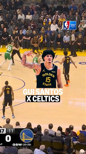 Gui Santos Brilha em Jogo Contra os Celtics!