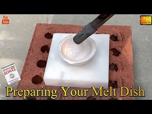 Gold Melting, How To Glaze A Melt Dish Crucible With Borax