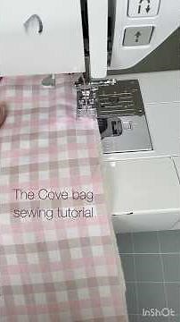 Cove beach bag sewing pattern sewing tutorial. Holly dennett