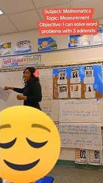 j1 and H1B teachers getting ideas on how to teach addition word problems to 1st Grade students.