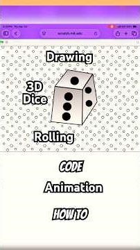 Scratch 3D Rolling Dice | How to #shorts #scratch #howto
