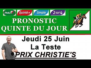 PMU QUINTE PREDICTIONS FOR THURSDAY, JUNE 25, 2026 La Teste Prix Christie’s R1 C12