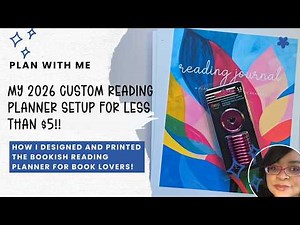 Plan With Me | My 2026 Custom Reading Planner Setup | The Perfect Planner for Book Lovers!