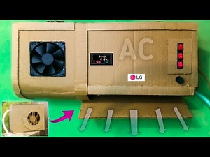 How to make AC || Smart Air Conditioner At Home || Powerful AC