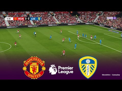 MANCHESTER UNITED vs LEEDS UNITED Live | Premier League 2026 EPL | Simulation PES 2021 Gameplay